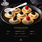 Crackers for caviar: original crisps with crème fraîche and caviar – tasting notes