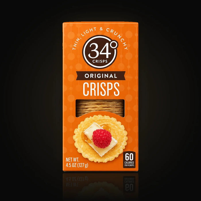 34 Degrees Original Crisps 4.5 oz (127 g) – Empero Caviar
