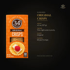 34 Degrees Original Crisps – thin, light and crunchy, 60 calories per 9 crisps