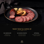 Black truffle salami with pecorino – artisanal, Berkshire pork