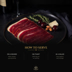 How to serve duck prosciutto: on a board, on toast, in a salad