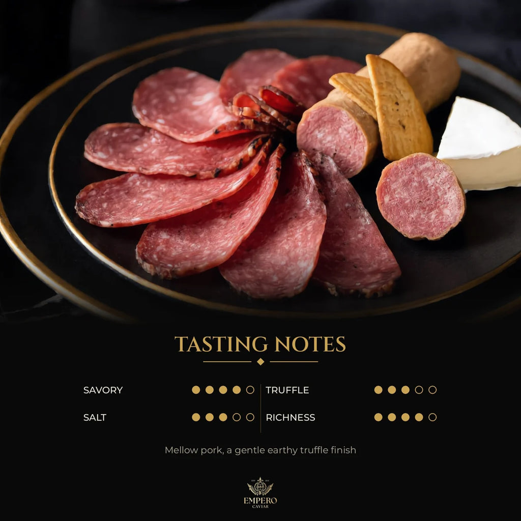 Sliced white truffle salami – tasting notes