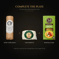 Truffle Salami Board: Angel's White Truffle Salami, Goat Moliterno Bianco Cheese, 34 Degrees Rosemary Crisps