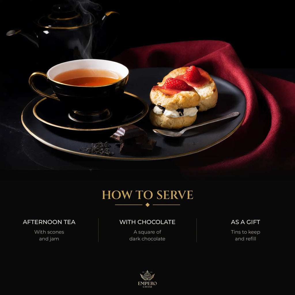 How to serve English tea: afternoon tea, with chocolate, as a gift