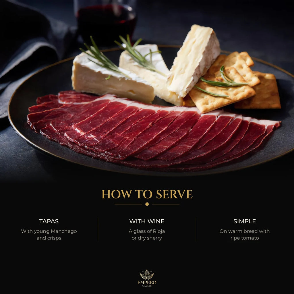 How to serve jamón ibérico: tapas, with wine, on bread
