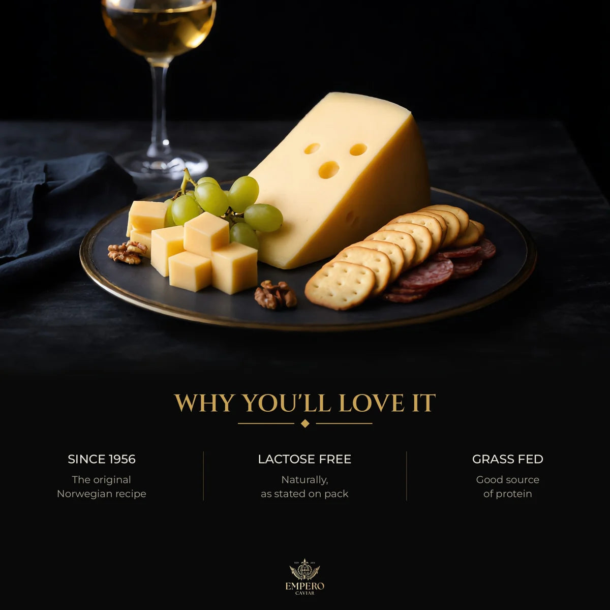 Jarlsberg Original – sweet and nutty since 1956
