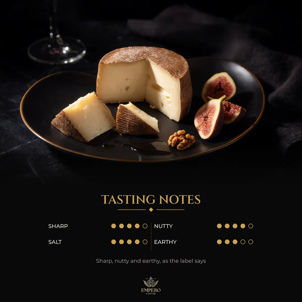 Aged sheep's milk cheese with figs – tasting notes
