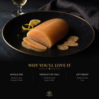 Whole mullet bottarga – product of Italy, gift ready