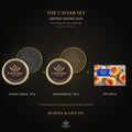 Osetra Tasting Duo: Caspian Osetra Caviar, Osetra Special Caviar, White Toque 16 Mini Blinis – caviar set, 15% off
