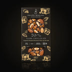 Philippe Beaulieu 70% dark chocolate with caramel, almonds and fleur de sel 80 g – Empero Caviar