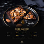 Dark chocolate with almonds and sea salt – tasting notes