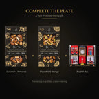Dark chocolate tasting gift: two Philippe Beaulieu bars and English tea