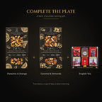 Dark chocolate tasting gift: two Philippe Beaulieu bars and English tea
