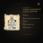 Young Manchego details – Manchega sheep's milk, product of Spain