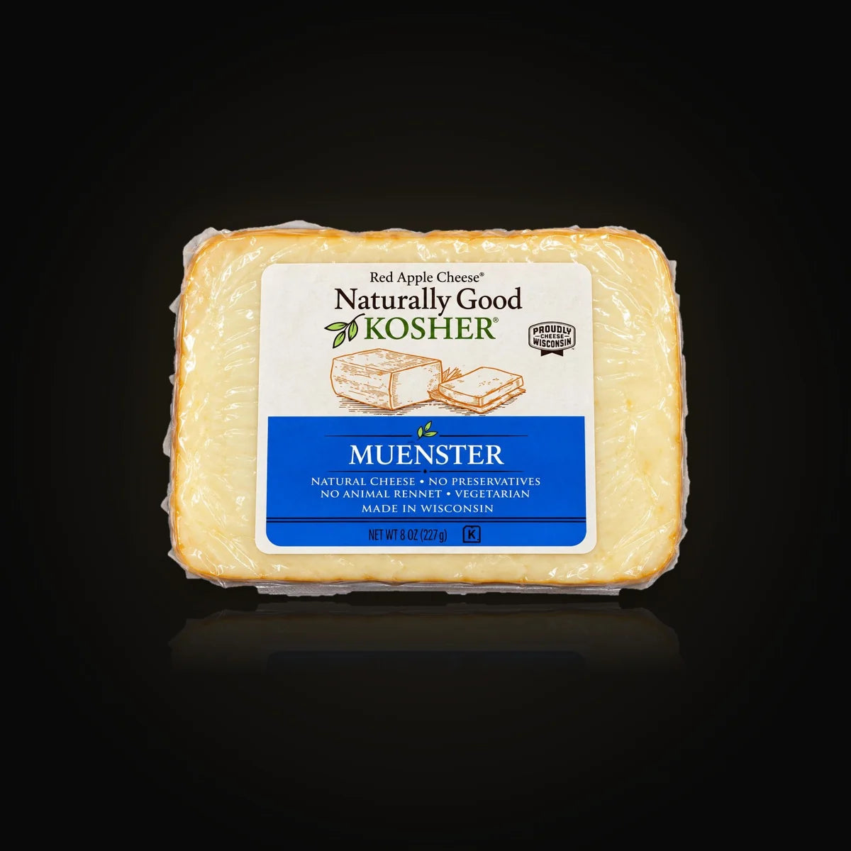 Red Apple Cheese Kosher Muenster 8 oz (227 g) – Empero Caviar