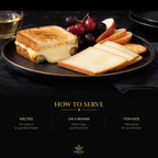 How to serve Muenster: melted, on a board, for kids