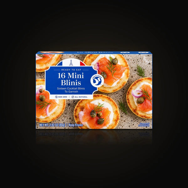 White Toque 16 Mini Blinis 2.82 oz (80 g) – Empero Caviar