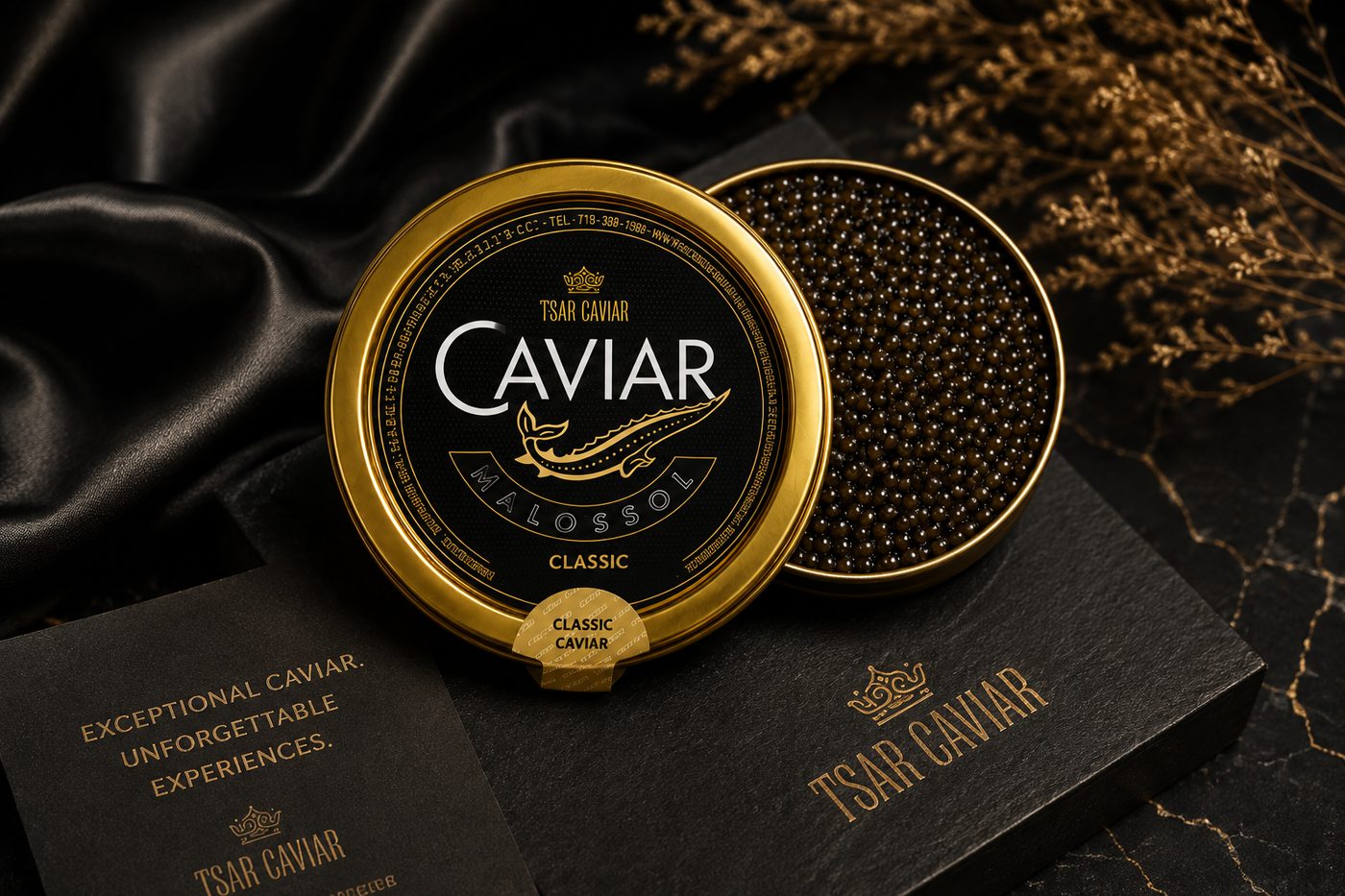 Empero caviar tin from our early sourcing days, part of our story since 2014